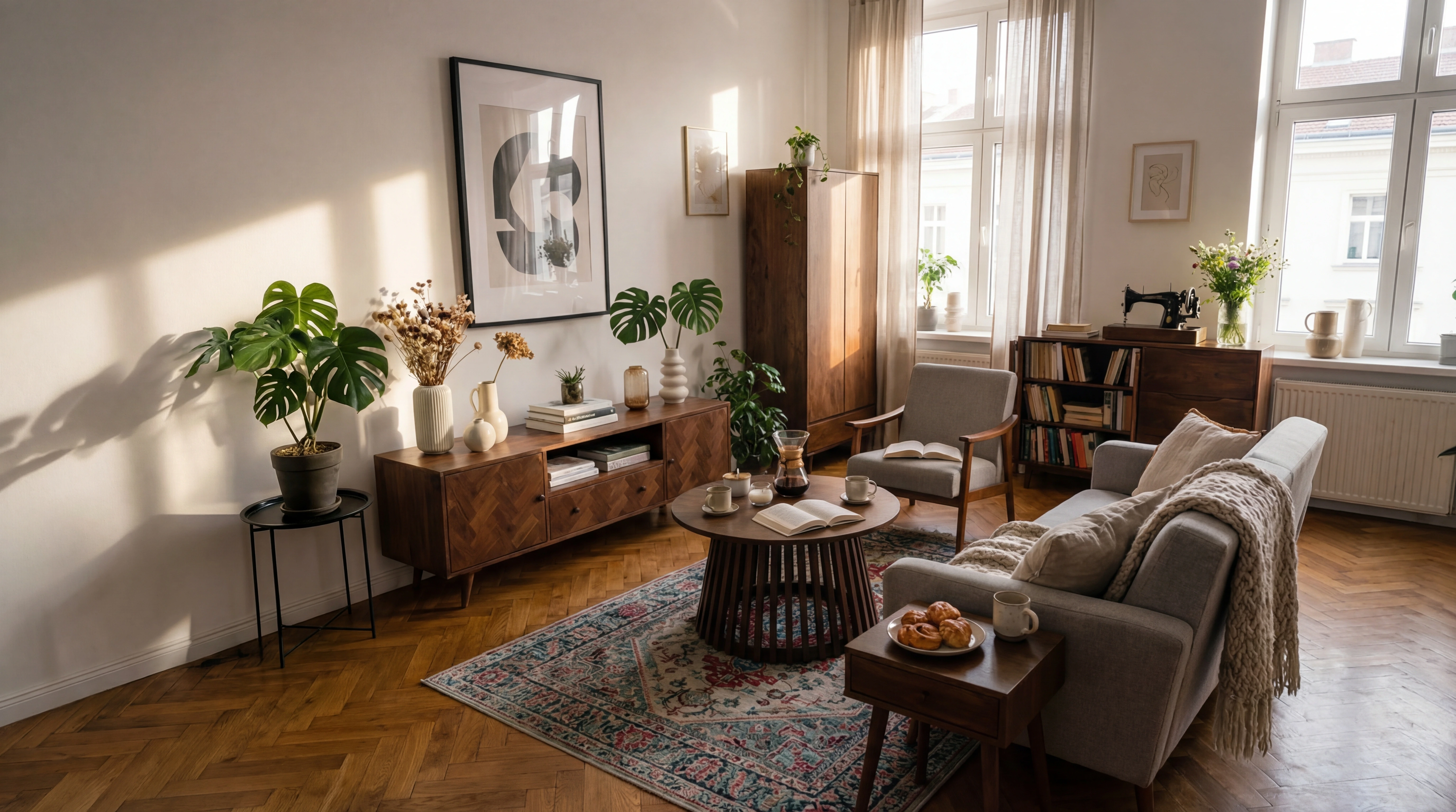 Jak ustawić meble w salonie z jadalnią?