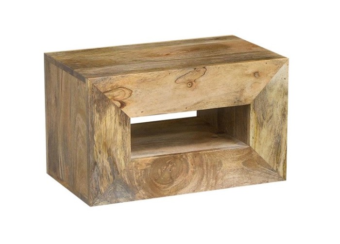 Masywny kubik, pomocnik w stylu minimalistycznym VR-04-MN