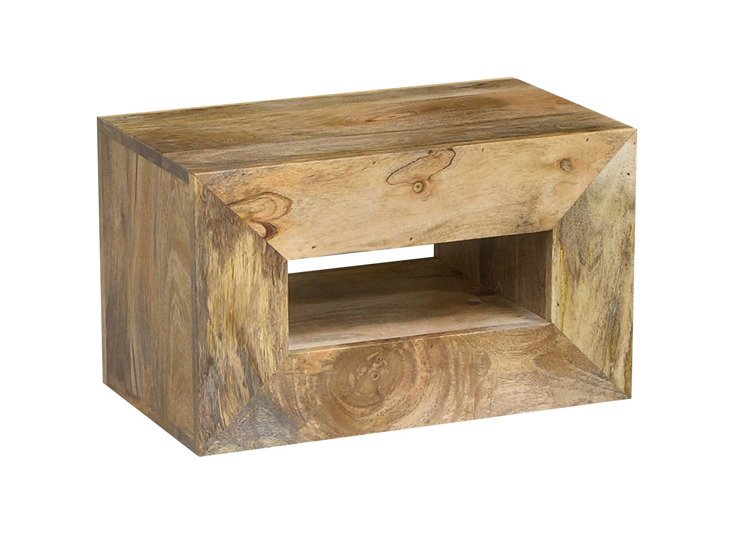 Masywny kubik, pomocnik w stylu minimalistycznym VR-04-MN