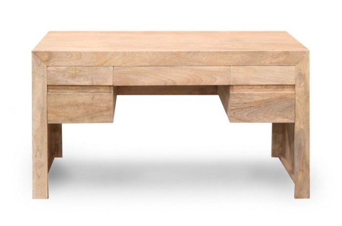 Nowoczesne biurko drewniane z szufladami VR-09-MN