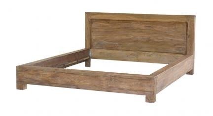 Kolonialne łóżko drewniane z zagłówkiem 160 x 200 MOD-136-TP