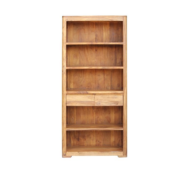 Minimalistyczna biblioteczka z drewna BA-07-TP