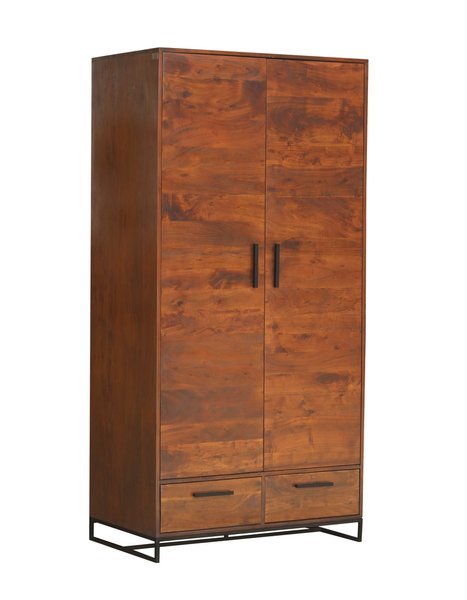 Drewniana szafa w stylu loftowym LV-LP209-AWL