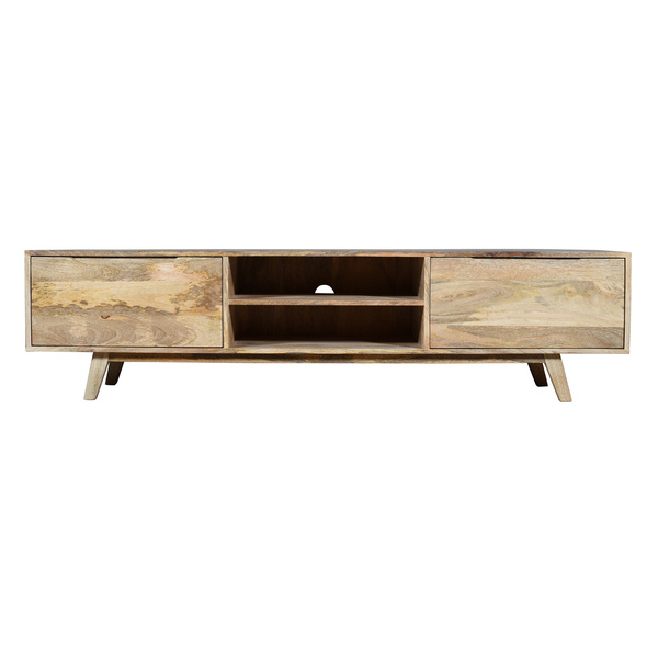 Skandynawska szafka RTV z naturalnego drewna ST-02-MN