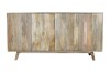Czterodrzwiowa komoda z naturalnego drewna Mango ST-05-MN