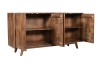 Czterodrzwiowa komoda drewniana w stylu skandynawskim ST-05-MWL