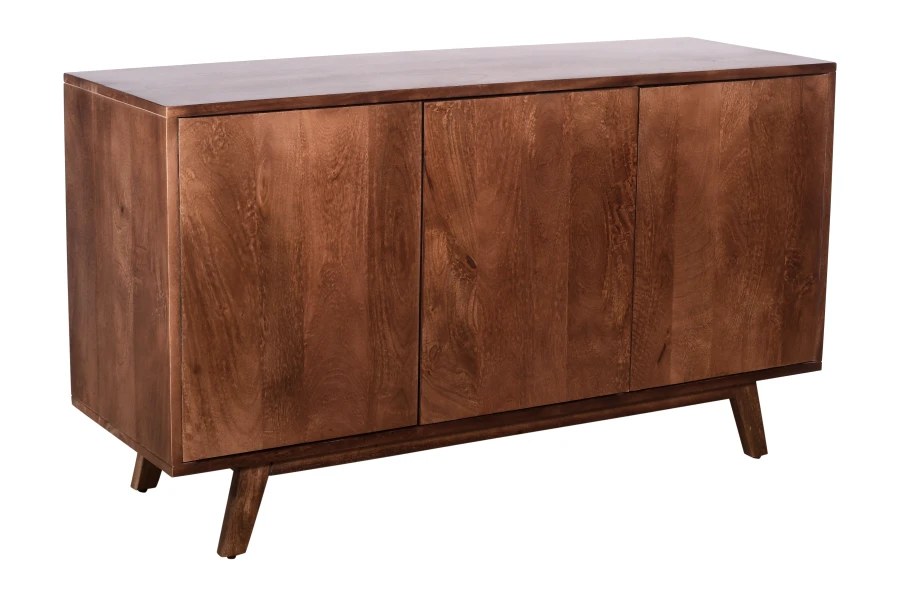 Nowoczesna komoda trzydrzwiowa z drewna Mango ST-06-MWL