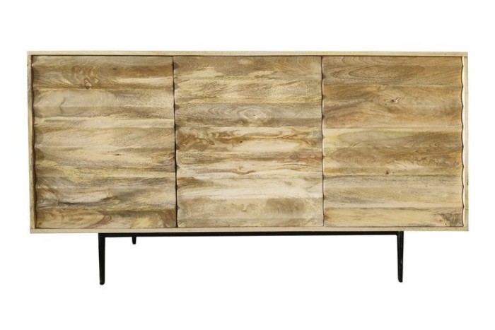 Elegancka komoda drewniana z naturalnego drewna mango KP-01-MN