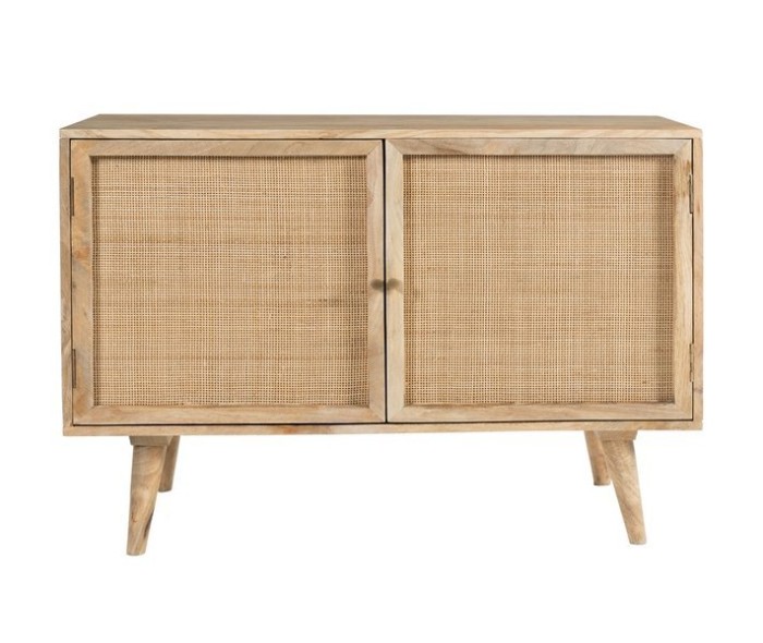 Dwudrzwiowa komoda drewniana w stylu boho GR-09-MN