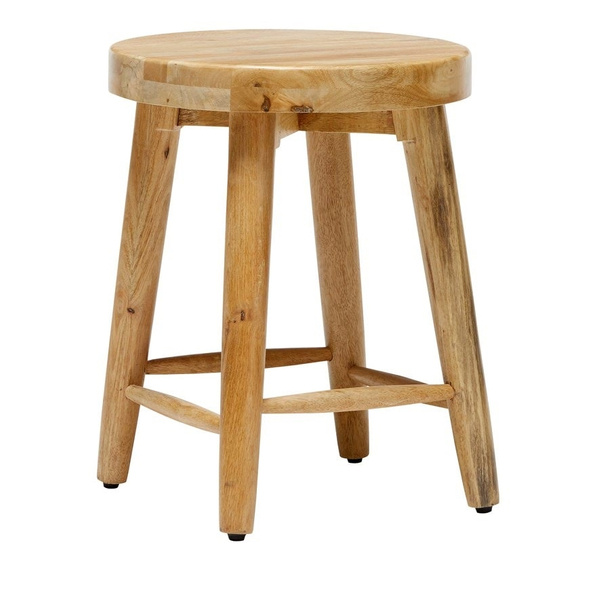 Taboret drewniany, stołek drewniany Boho GR-15-MN