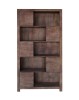 Nowoczesny regał z drewna mango orzech włoski  NR-07-MWL