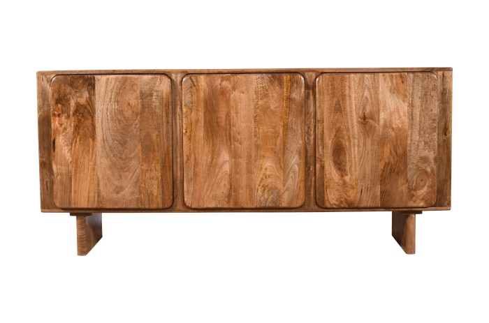 Nowoczesna komoda mango karmel 165x43x75 cm HG-03-CR