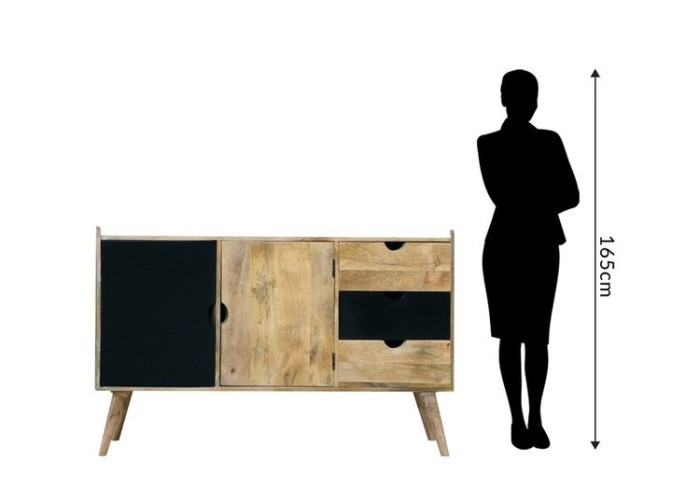 Duża komoda w stylu skandynawskim OSLO-ST08-B
