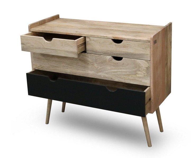 Drewniana komoda Scandi OSLO-ST10A-B