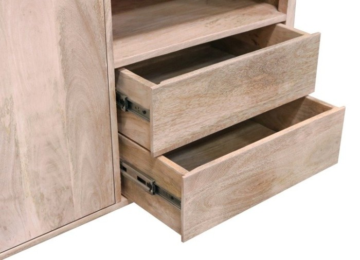 Skandynawska komoda z naturalnego drewna FT-03-MN