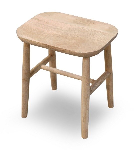 Skandynawski taboret z drewna OSLO-UN57-MN