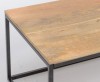 Prostokątny stolik kawowy w stylu industrialnym 117x70x45 SH-06-MN