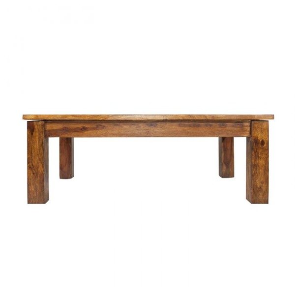 Kolonialny stolik kawowy z miodowego drewna palisandru MOD-148-50P