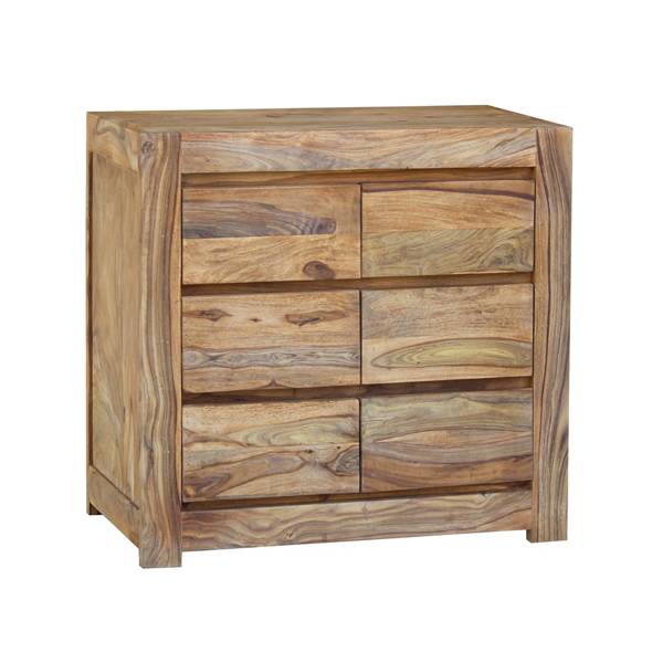 Drewniana komoda palisander z szufladami w stylu minimalistycznym ML-04-TP