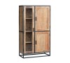Industrialna witryna z naturalnego drewna akacji MC-11-ANL