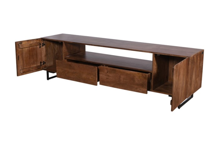Industrialna szafka RTV z drewna SH-05-MWL