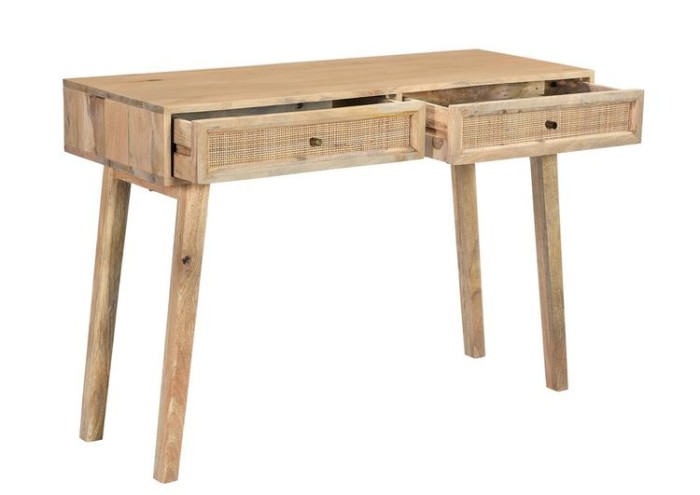 Drewniana konsola z szufladami w stylu boho GR-05-MN