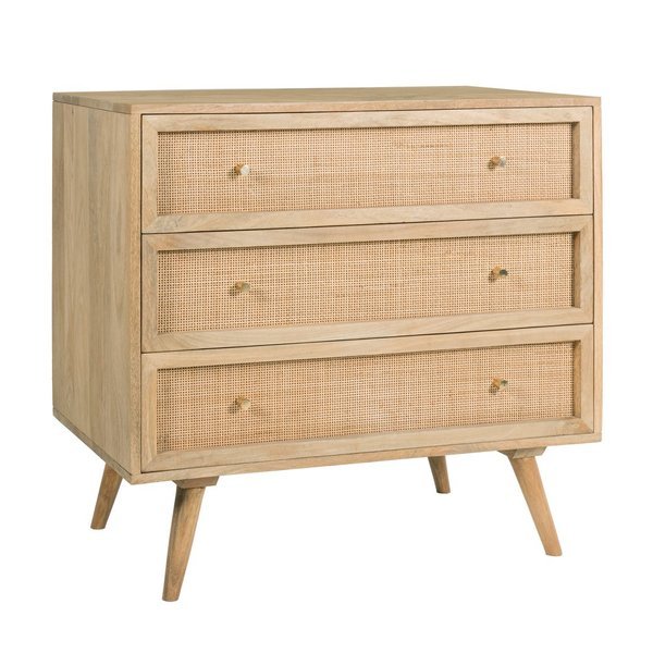 Drewniana komoda boho z szufladami GR-12-MN