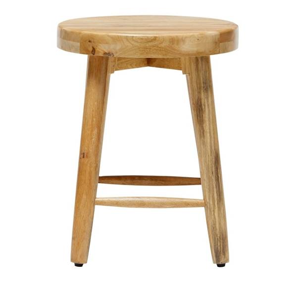 Taboret drewniany, stołek drewniany Boho GR-15-MN