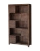 Nowoczesny regał z drewna mango orzech włoski  NR-07-MWL