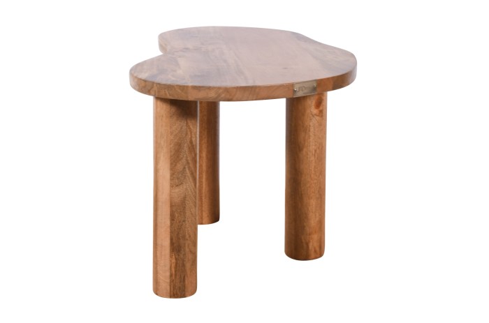 Mały stolik kawowy mango karmelowy 60x40x55 cm RM-05-CR