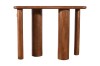 Konsola drewniana mango orzech włoski 100×40×76 cm RM-06-MWL  Elegancki stolik przyścienny loft Japandi