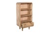 Biblioteczka drewniana Mango 120x60x35 cm — styl mid-century, naturalne mango BC-09-MN