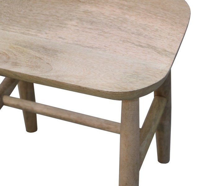 Skandynawski taboret z drewna OSLO-UN57-MN