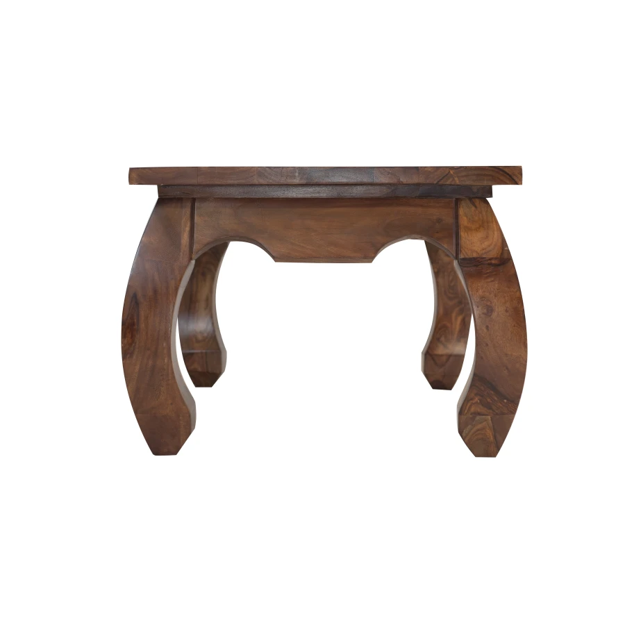 Stolik kawowy prostokątny drewniany palisander  Opium 90x60x45