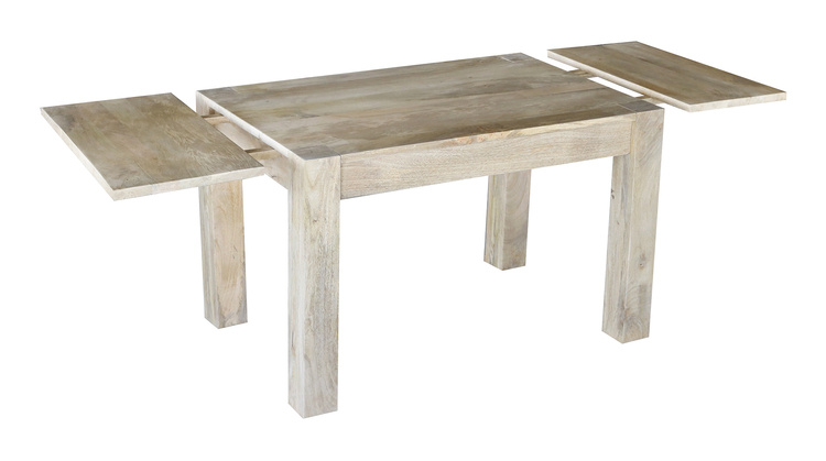 Prosty stół drewniany z dostawkami 200/120x80x76 MOD-TABLE-120E-MN