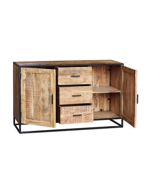 Komoda Loft industrialna, komoda drewniana MC-02-ANL