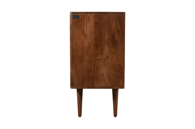 Skandynawska komoda z ciemnego drewna FT-04-MWL