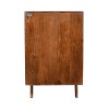 Minimalistyczna komoda z ciemnego drewna ST-07-MWL