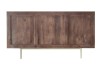 Modernistyczna komoda drewniana z efektem lameli KP-01-MWL