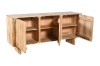 Komoda trzydrzwiowa z mango 165 cm naturalna HG-03-MN
