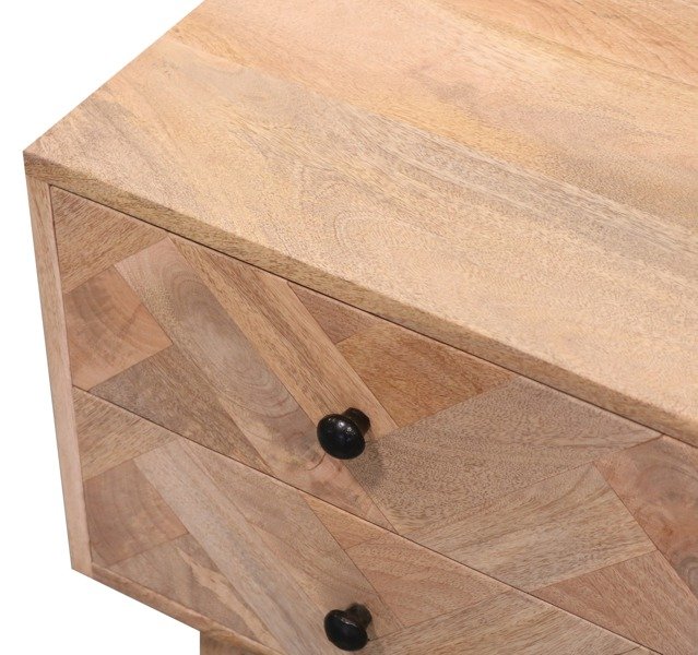 Drewniana szafka nocna na wysokich nóżkach PQ-PR07-MN