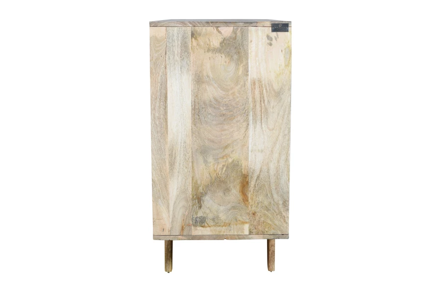 Czterodrzwiowa komoda z naturalnego drewna Mango ST-05-MN