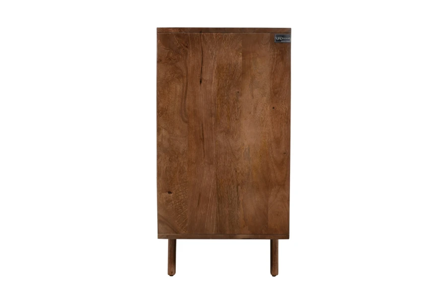 Czterodrzwiowa komoda drewniana w stylu skandynawskim ST-05-MWL