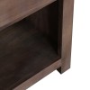 Nowoczesny regał z drewna mango orzech włoski  NR-07-MWL