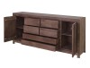Minimalistyczna komoda mango orzech włoski  200 cm , NR-06-MWL