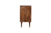 Komoda drewniana w skandynawskim stylu z drewna mango w ciemnym odcieniu FT-09-MWL