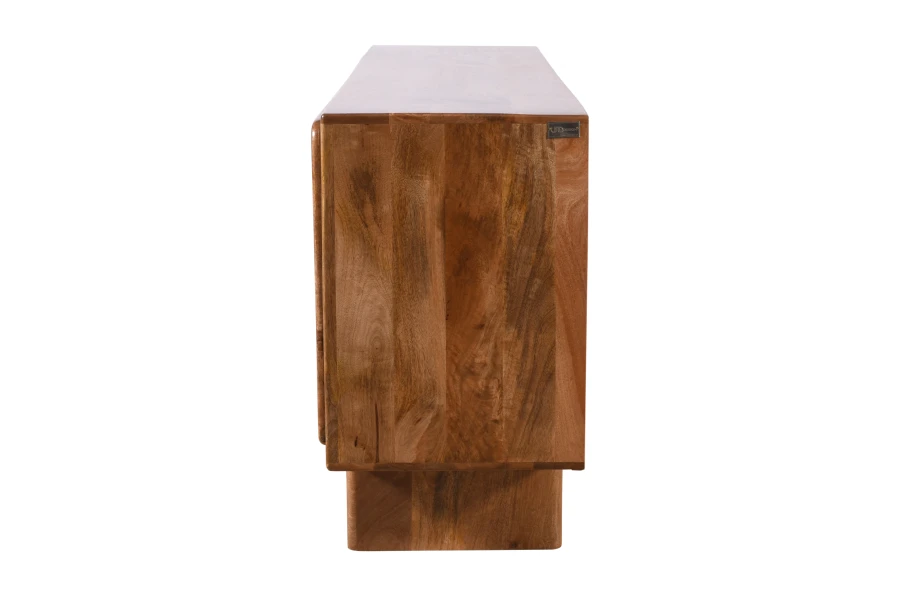 Nowoczesna komoda mango karmel 165x43x75 cm HG-03-CR