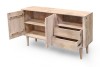 Skandynawska komoda z naturalnego drewna FT-03-MN