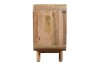 Komoda drewniana BC-08-MN 160 cm z drewna mango – 3 szuflady i 2 drzwi, styl Retro i Mid-Century Modern, Naturalna