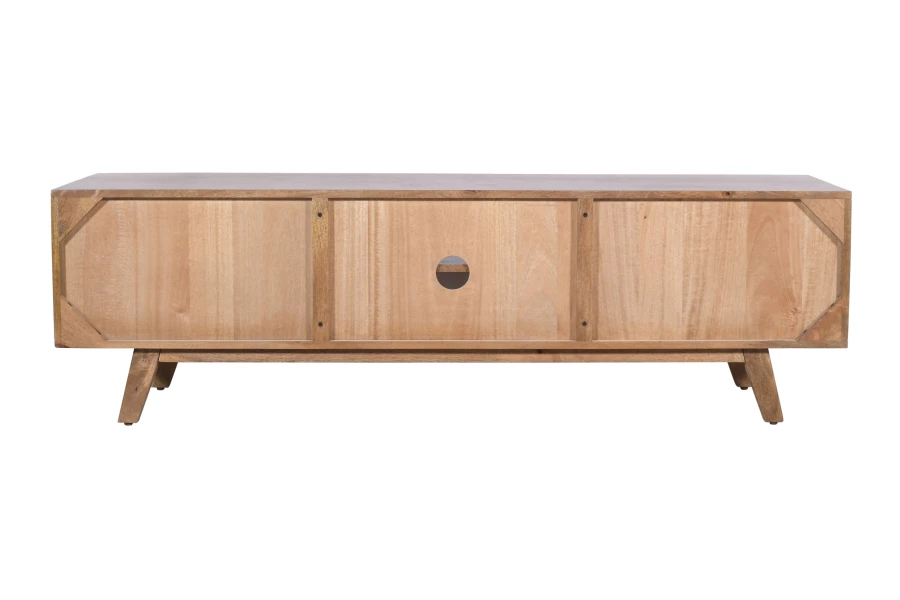 Szafka RTV  Mango Caramel 150 cm – minimalistyczna, na niskich nóżkach ST-03-CR
